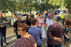 Глава управы района Тёплый Стан Николай Сергеевич Комиссаров 04 августа 2026 года провёл обход территории по адресам: ул. Академика Варги, д. 26 и д. 28.