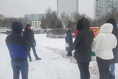 Сегодня прошёл обход с жителями по улице Теплый Стан.