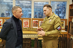 Вчера в Школе №1101 нашего района (ул. Тёплый Стан, 21Б) состоялось торжественное открытие музея Боевой славы Российской армии.